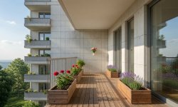 Dřevěná podlaha na balkon