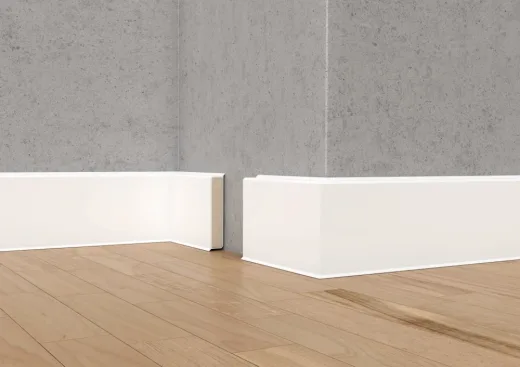 Döllken soklová lišta Cubu flex life bílá 40 mm x 2,5 m