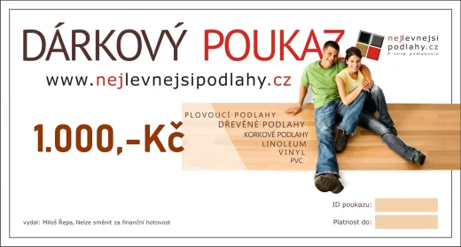DÁRKOVÝ POUKAZ V HODNOTĚ 2.000 Kč