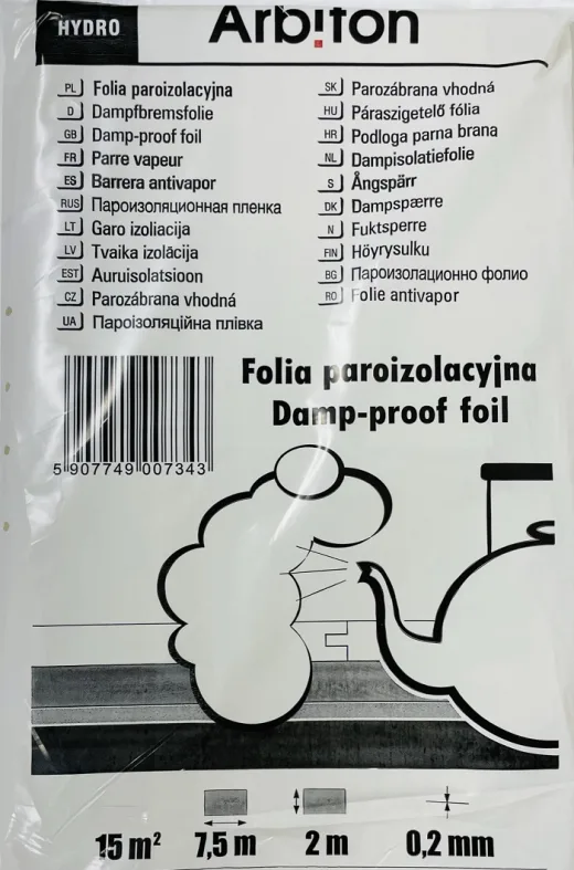 Parozábrana Arbiton - PE FÓLIE AQUASTOP